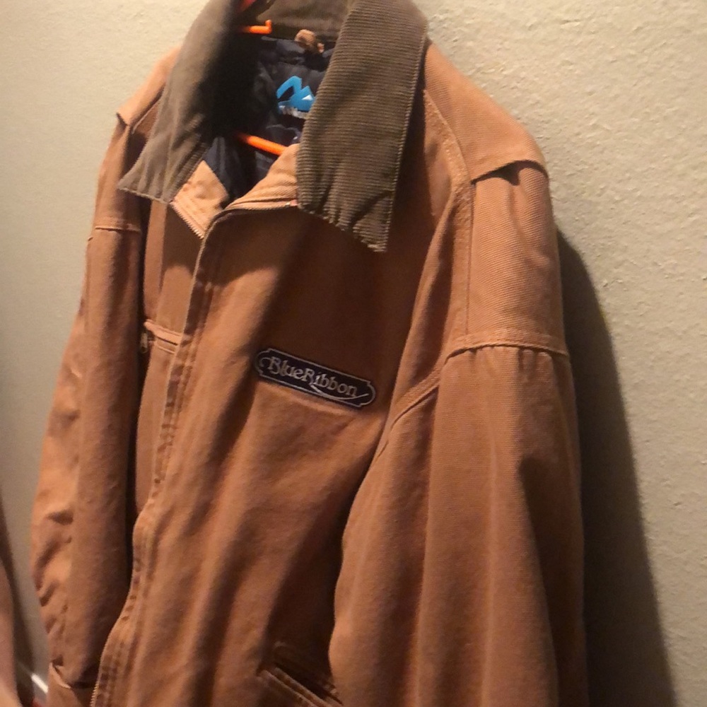 Tri-Mountain Pathfinder Heavy Duty Zippered Coat Jacket Size 2XL Workwear - Picture 2 of 6